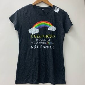 Set of 3 childhood cancer awareness T-shirts size medium